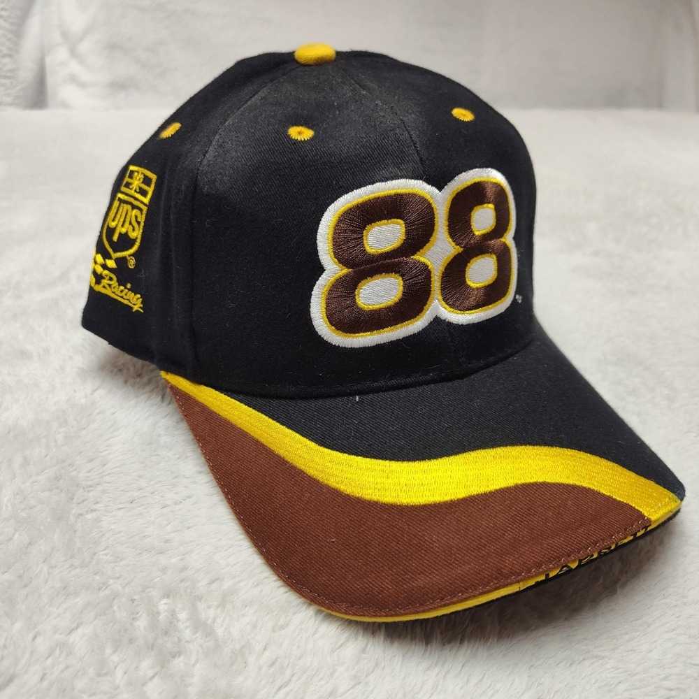 UPS Racing Winner's Circle Hat Cap‎ Strap Back MensBlack NASCAR Dale Jarrett
